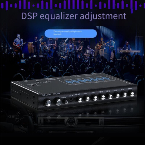 7 Band Car Audio Equalizer Easy Install Frequency Adjustable Graphic Equalizer Professional for Car Graphic Equalizer 2