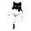 Cat Wall Clock Gift Practical Modern Hanging Clock for Shop Classroom Indoor L 5
