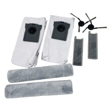 8PCS Replacement Spare Parts for Mova Z5 / Z5 Pro / Z50 Ultra Vacuum Parts Side Brush Filter Dust Bag Tracked Mop Cloth