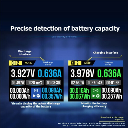BTS04AL Lithium Battery Capacity Tester 18650 Internal Resistance Detector Automatic Charging and Discharging Module EU 2