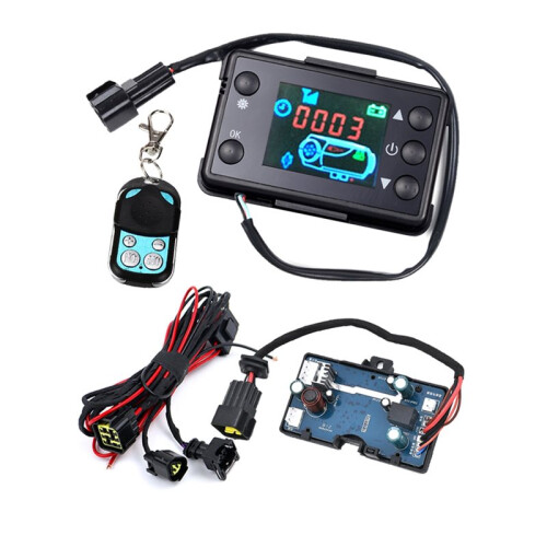 Carte Mère de Commande avec Écran LCD et Télécommande pour Chauffage de Stationnement 12 V/24 V 2
