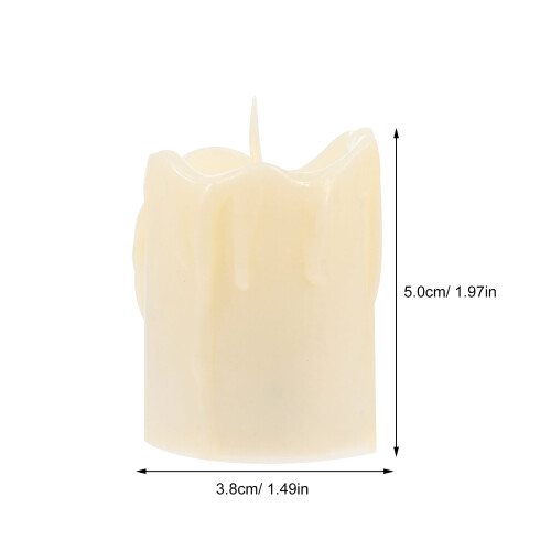 OUNONA12 velas LED recargables con efecto de parpadeo 1