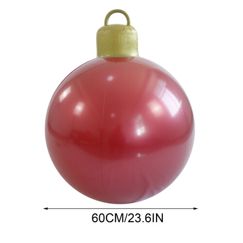 Aufblasbare Weihnachtskugeln für den Außenbereich, 60 cm, 2 Stück 1
