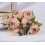 Artificial Peony Bouquet – Silk & Plastic, 13-Stem, Light 4