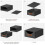 Large Stackable Fabric Storage Bins, Pull-out Closet Organizer, Compatible with Linen Closets, Bedroom/Office/Dorm, 3-Pack Black 4