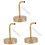 Metal Lamp Pole for Wall or Table Lamps – 3 Pack 4