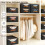Large Stackable Fabric Storage Bins, Pull-out Closet Organizer, Compatible with Linen Closets, Bedroom/Office/Dorm, 3-Pack Black 6