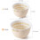 2-in-1 Plastic Colander and Bowl Set 3 Qt (2 Sets) 3