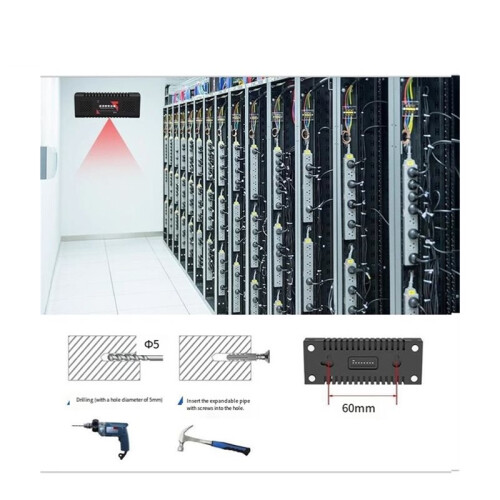 RS485 Cabinet Temperature and Humidity Sensor,Cabinet Type Temperature and Humidity Transmitter Sensor,RJ45 Port 1