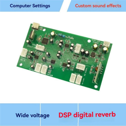 Karaoke Preamplifier Board Microphone Amplification and Reverb Effect Board Volume Control Pre-Amplifier Board Module 1