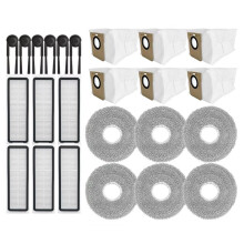 24PCS for Mijia M40S / OV31CN Vacuum Cleaner Parts Side Brush HEPA Filter Mop Cloth Dust Bag