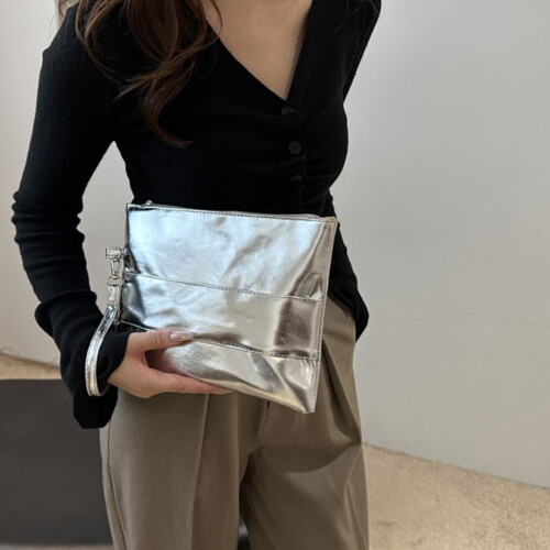 Kabelka Envelope Clutch Metallic PU 1 kus 1