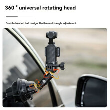 Action Camera Mount Car Suction Camera Cup Mount 360 Rotatable Windshield Suction Cup for Pocket 3//