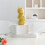 Ceramic Vibrant Stack Fruit Design Vase - Whimsical Stacked Lemon, Decorative for Home, Kitchen (Lemon) 4