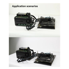Carte SlimSAS à Double Emplacement pour Carte Graphique Externe PCIe4.0 pour Ordinateur Portable Vers Carte Graphique Vidéo Externe PCIe4.0 X16 Vers