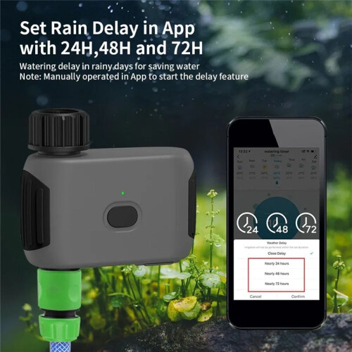 Garden Watering Valve Tuya Irrigation Timer Remote Control Filter Washable Programmable Timer Sprinkler 1
