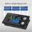 LCD Dual-Wire Digital Voltmeter, Digital Display Battery Power Meter, Color Screen 9-100V 2