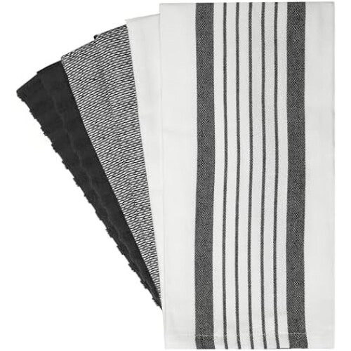 Premium Cotton Kitchen Towels 20" x 28" (6-Pack) 2