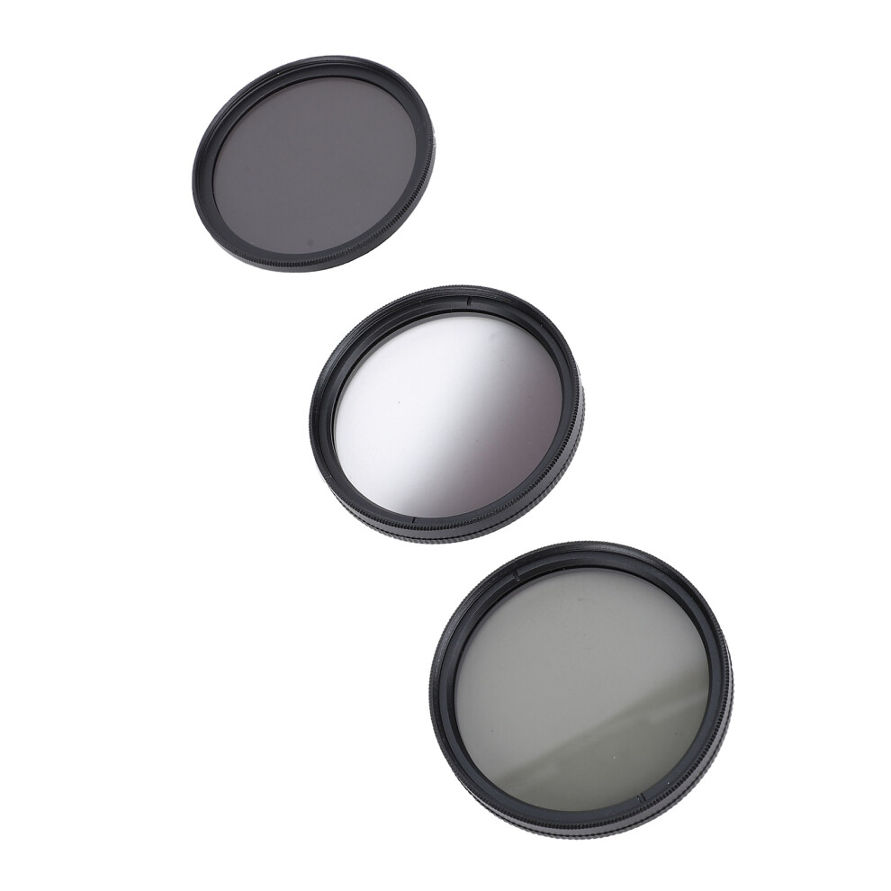 3-In-1 Camera Filter Kit Nd8 Cpl Gnd Set 52Mm Aluminum Optical Glass 8491385747154