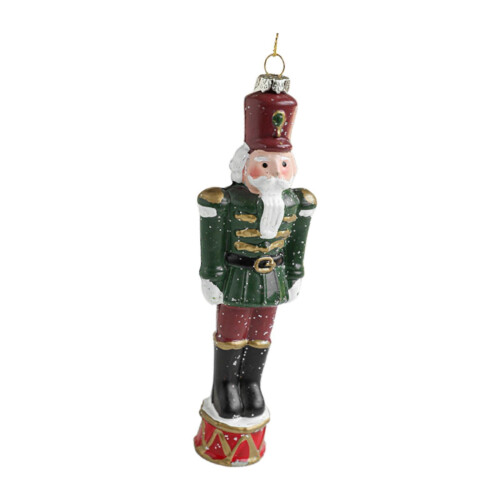 Dark Green Nutcracker Soldier Ornament 2