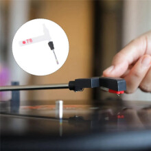 Phonograph Turntable Dual Moving Stylus Needle Replace the Touch Pin with LP Vinyl Needle LP.78
