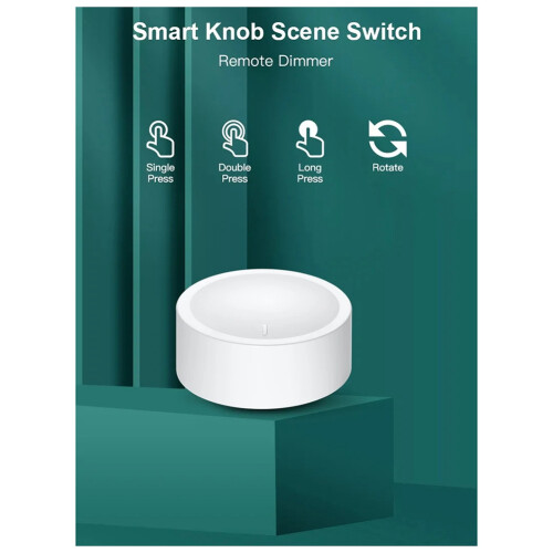 Tuya ZigBee  Knob  Wireless Scene  Button Controller Battery Powered Automation Scenario  Life 2