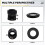 1.25inch Double Helical Focuser with Compression Ring SCT Outer Thread Adapter for Astronomical Telescope Guidescope 6