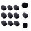Microphone Wind Muffler Black 6 x 6.8 cm 9 pcs 8