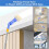 Multiangle Paint Brush Extender Holder Extendable Paint Brush,Universal Brush Extender Tool,for Most Rollers Brushes 4
