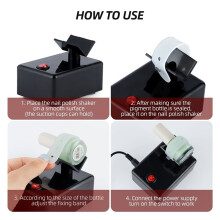 Agitador de Esmalte de Unha com Agitação Rápida para Todos Os Esmaltes, Tinta em Gel, Tinta Líquida, Máquina de Agitação, Plugue Dos EUA