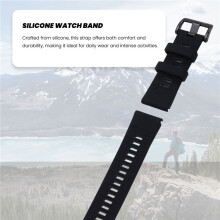 Silicone Watch Band for Fenix 8 5 6 7 Pro Soft Strap for Men Women for Watch Forerunner 965 955 935 26MM