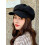 Damefiltlue i ensfarget, varm vintagestil 3