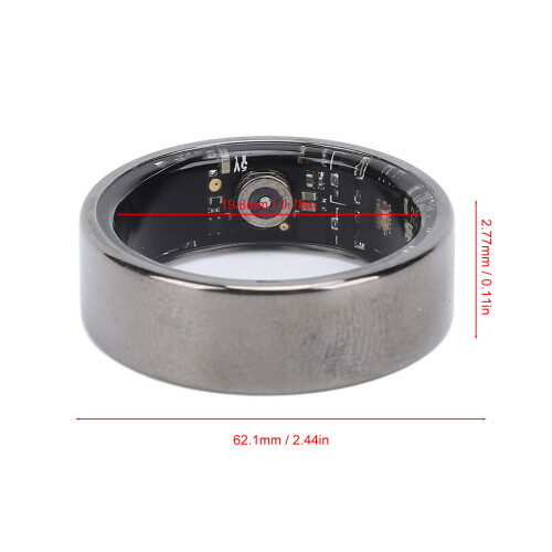 IP68 Waterproof Smart Ring Health Tracker 20mAh, 19.8mm Size 1