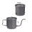 Pure Titanium Coffee Kettle Gooseneck Tea Kettle with Folding Handle for Travel & Camping 3