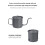 Pure Titanium Coffee Kettle Gooseneck Tea Kettle with Folding Handle for Travel & Camping 5