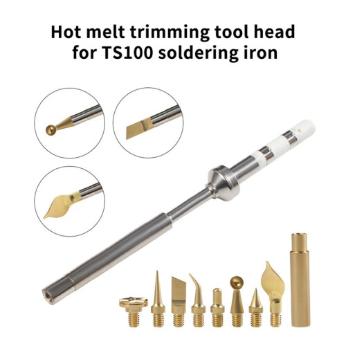 Heat Insert Nut Iron Tip Heat Set Insert Tool Soldering TS100 Iron Tip 3D Printing Modify Finishing Tool Internal Thread