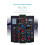 Mixer Audio un 5 Canali con Microfono Wireless UHF Mixer Audio da Studio  REC Console DJ Mixing per Karaoke 5