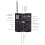 Mixer Audio un 5 Canali con Microfono Wireless UHF Mixer Audio da Studio  REC Console DJ Mixing per Karaoke 6