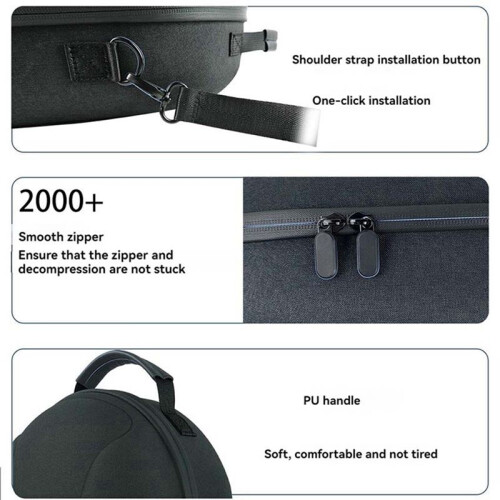 Storage Bag for  Quest 3 Adjustable Portable Shoulder Strap Box Hard Shell Case for  4 Ultra VR Accessories