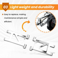 RC Car Upgrade Rear Lower Swing Arm Kit for MJX 1/14 14301 14302 14303 14304 RC Car Accessories Silver
