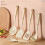 Silicone Handle Kitchen Utensils Silicone Kitchen Utensils 5-Piece Set Silicone Shovel Spoon Colander Kitchen Tools 3