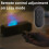 7-Color Light Simulation Flame Aromatherapy Machine Remote Control Timing Silent Humidification Home Perfume Diffuser,B 9