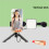 Mobile Phone Tripod Kit with Microphone LED Fill Vlog Video Making Kit for Live Recording Selfie Study B 7