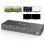 KCEVE KVM  4 Dator 2 Bildskärmar  USB 3.0 KVM Switcher Stöder 4K@60Hz DP Port KVM  EU PLUG 3