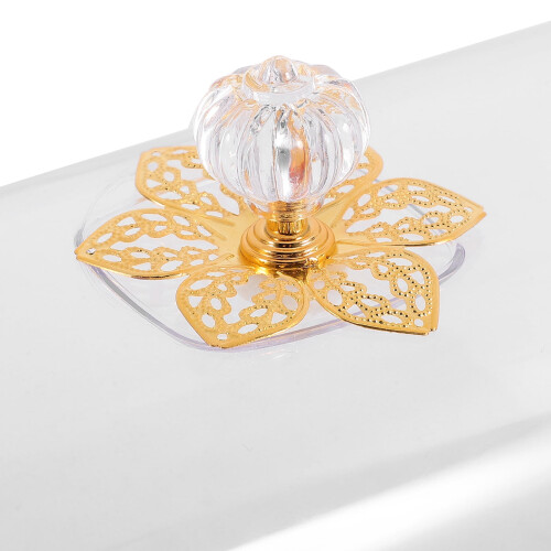 Cúpula de bolo de plástico transparente com alça 27x16,5x14cm 1