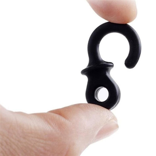 8pcs Monkey Tail Stabilizer for Compound Bows, Superior Noise Reduction, Soft Silicone, Black Green 2