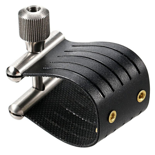 Abrazadera de Cuero Compacta para Saxofón Alto. 2