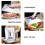 Tampa quadrada para bandeja de alimentos em aço inoxidável, 1 conjunto, 19,7 x 13,8 x 1,4 polegadas 3