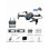 2025 Αναδιπλούμενο Drone με Διπλή Κάμερα HD, WiFi FPV, Διατήρηση Υψομέτρου, Λειτουργία 3