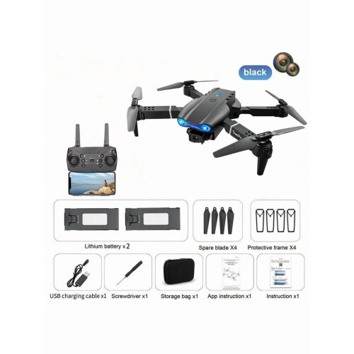 2025 Αναδιπλούμενο Drone με Διπλή Κάμερα HD, WiFi FPV, Διατήρηση Υψομέτρου, Λειτουργία 2